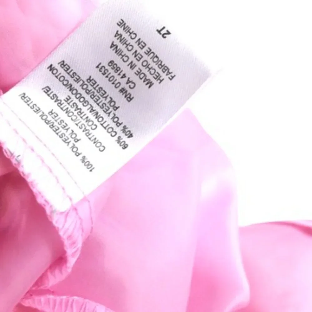Barbie Pink Puffy Sleeve Party Dress 2T